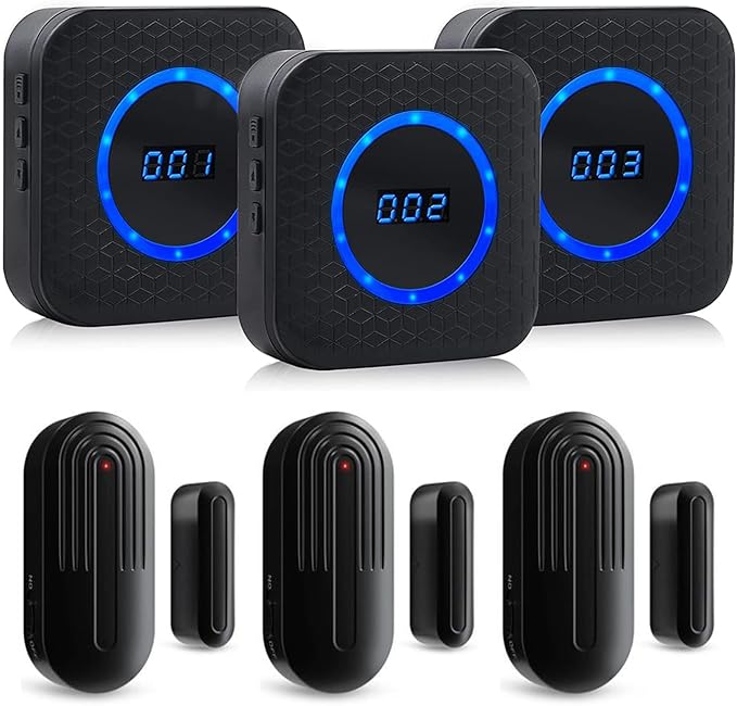 Wireless Door Chime for Business When Entering Door Chimes When Door Opens for by SANJIEGuardSecurity