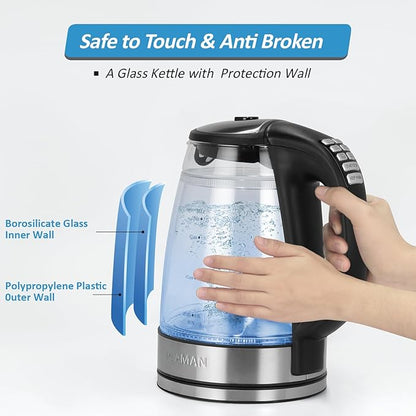 1500W Electric Kettle with Temperature Control - Image 2
