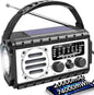 QAUYYW Emergency Radio, 20000mAh/74000mWh Weather Radio, Solar Hand Crank Radio by QAUYYW