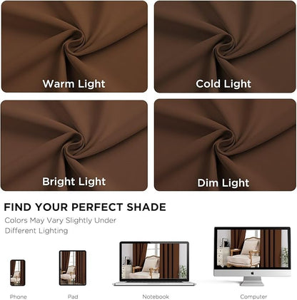 CUCRAF Short Room Darkening Window Curtains - Image 6