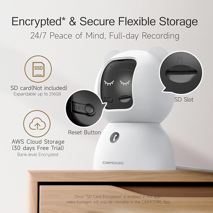 2.5K Indoor Camera 2pack, Non-Subscription AI Person/Pet/Cry Detection - Image 6