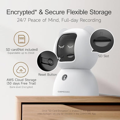 2.5K Indoor Camera 2pack, Non-Subscription AI Person/Pet/Cry Detection - Image 6