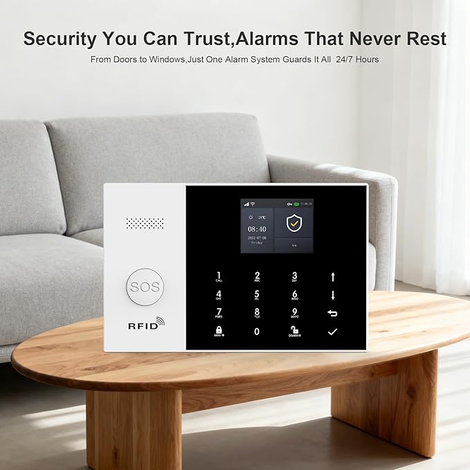 PGST Home Alarm System with T21W HD 5MP Security Camera, Wireless Home Security - Image 4