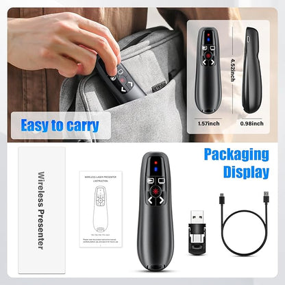 2-in-1 USB Type C Presentation Clicker, Clicker - Image 8