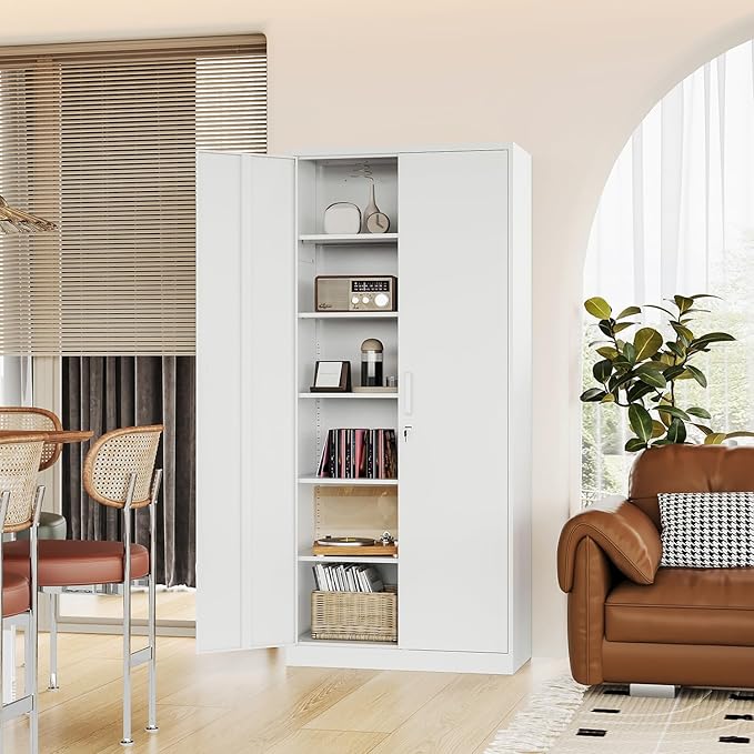 Metal Storage Cabinet-72” Tall Steel File Cabinets - Image 8