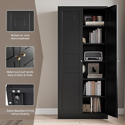 Yizosh Metal Storage Cabinet - Image 6