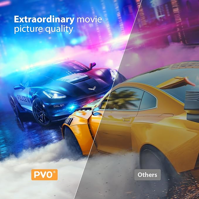 PVO Projector WiFi Portable Mini Projectors 1080P, Phone Screen Can Be Mirrored - Image 7