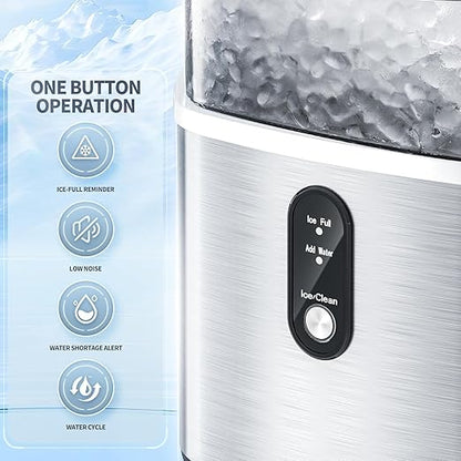 Antarctic Star Nugget Ice Maker Countertop, Chewable Nugget Ice Machine - Image 2