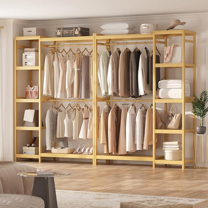Homykic Bamboo Clothes Rack Garment Rack - Image 2