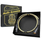 AA AUDIO ACCESSORY Gold Series Star Quad XLR Cables 1.5ft, Neutrik Connectors by AA