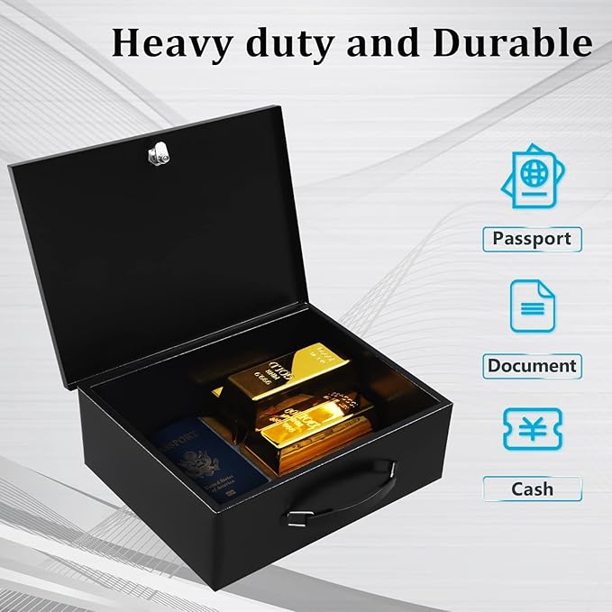 Dalmbox Portable Metal Safe Box - Image 4