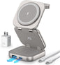 5-in-1 Wireless Charger for MagSafe, AC ISLAND Portable Travel Charging Station by ACISLANDDirect