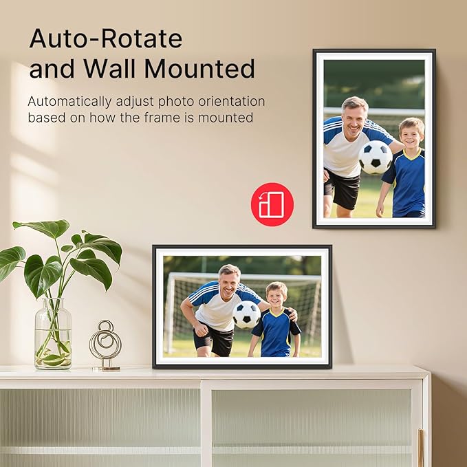 Frameo 10.1" Digital Picture Frame, Smart WiFi Digital Photo Frame - Image 8