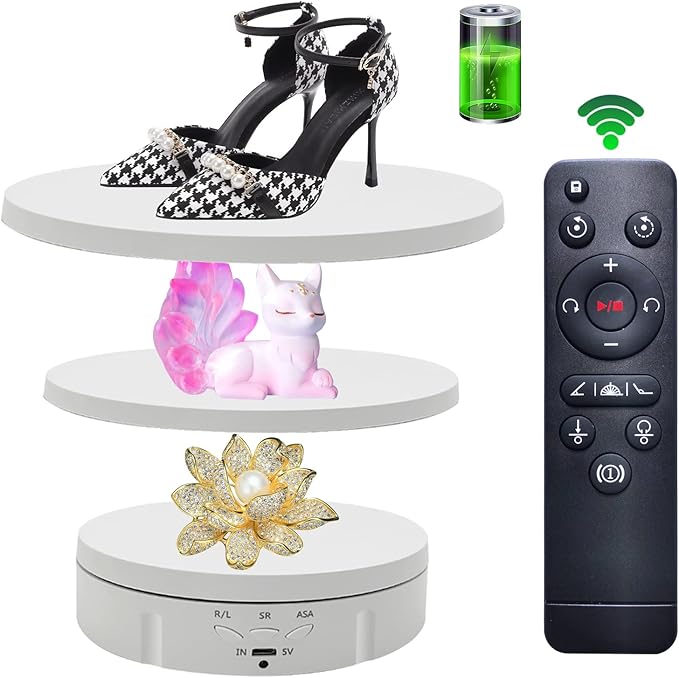 JAYEGT 3in 1 Motorized Rotating Display Stand by JAYEGT