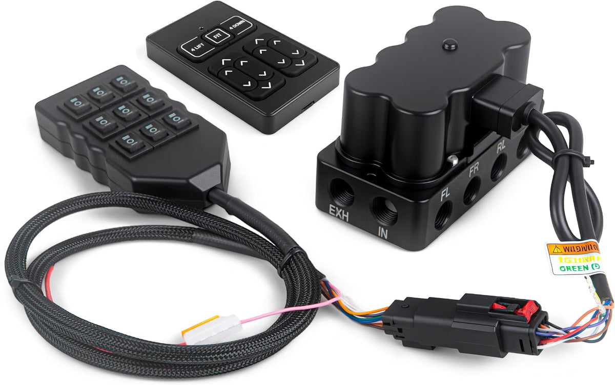8-way solenoid valve air ride suspension manifold kit, main product view