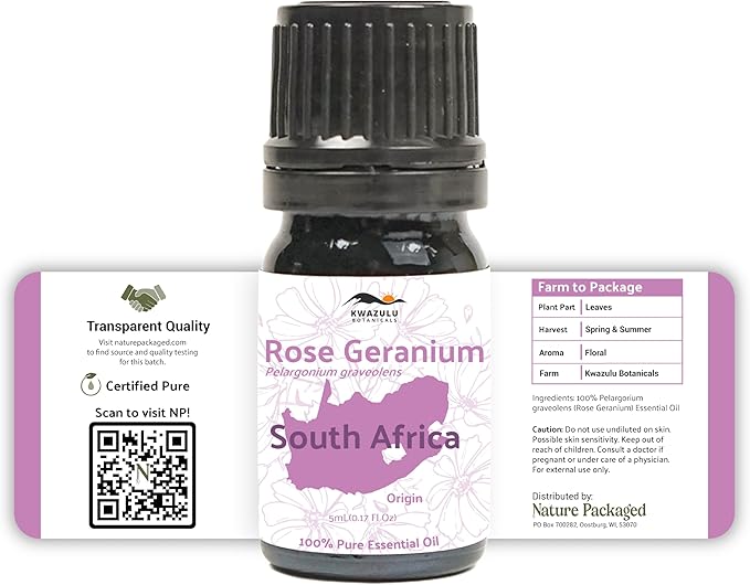 Rose Geranium Essential Oil - Image 3