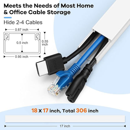 306in Cord Hider Kit, Cord Covers - Image 2
