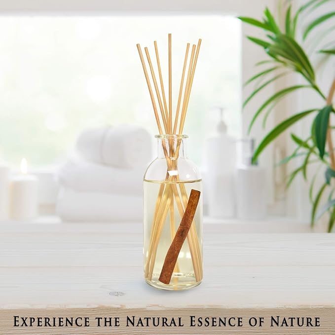 Urban Naturals Cinnamon Vanilla Oil Reed Diffuser Set | Warm, Fresh Baked - Image 6