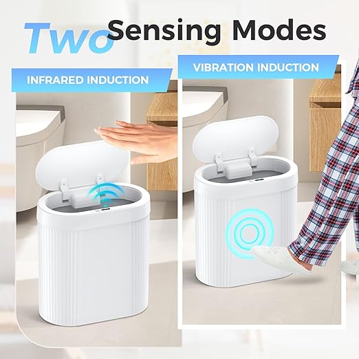 2 Pack 5 Gallon Bathroom Trash Can - Image 6