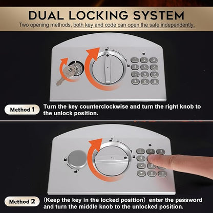 Dalmbox Portable Metal Safe Box - Image 4