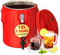 Insulated Beverage Dispenser 3.5 Gallon- Ice and Hot Drink Dispenser by Staiihom
