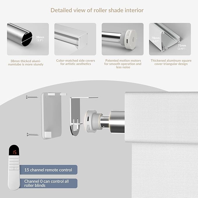 Boolegon Motorized Roller Blinds - Image 5