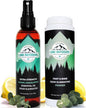 Lumi Outdoors Natural Shoe Deodorizer Spray and Foot Powder Bundle by LumiOutdoors