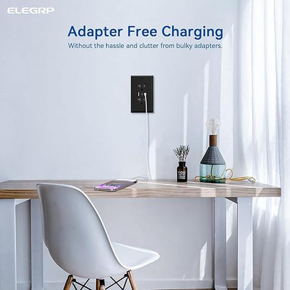 ELEGRP USB Outlets, 20 Amp Wall Outlet - Image 6