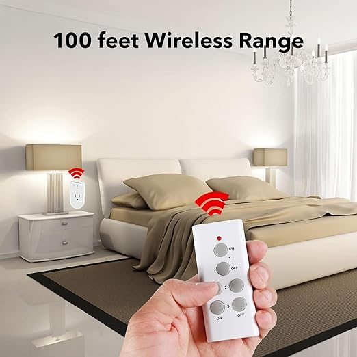 BN-LINK Wireless Remote Control Outlet Electrical Switch - Image 8