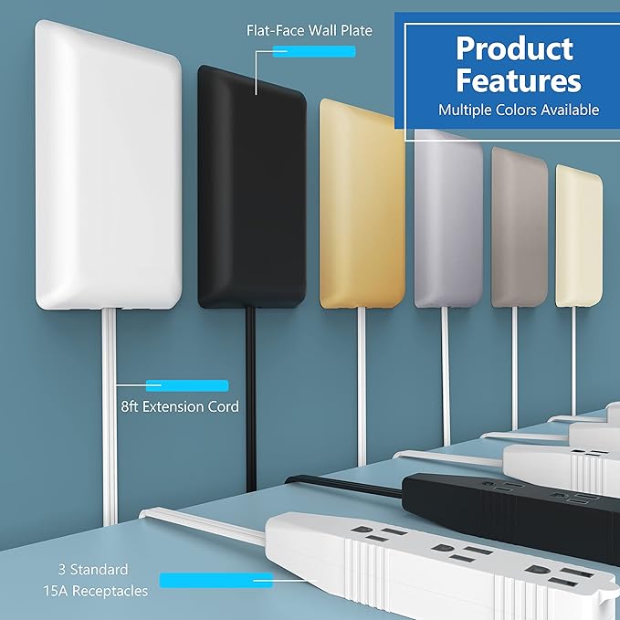 LIDER Flat-Face Outlet Extender - Image 6