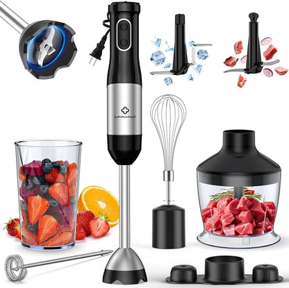 LINKChef 7-in-1 Immersion Blender, 800W Hand Blender by HealthyLifeisSimpler