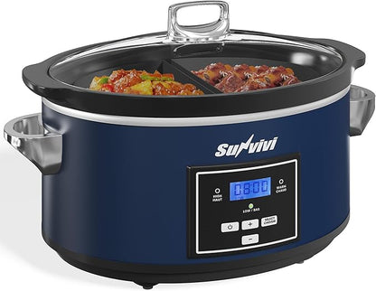 Sunvivi 6 Quart Programmable Slow Cooker by WeGetLife