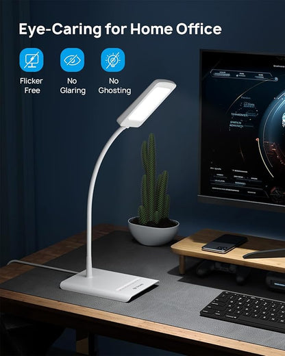TROND Desk Lamp, Bright Dimmable Eye-Caring Table Lamp, 3 Color Modes 7 - Image 2