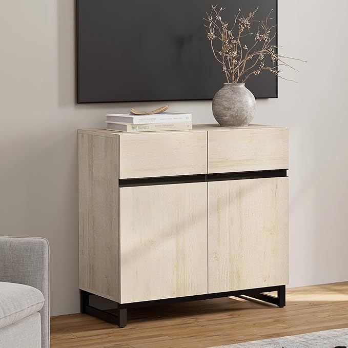 Wampat Modern TV Stand for 40 inch TVs, Entertainment Center Console by WAMPAT