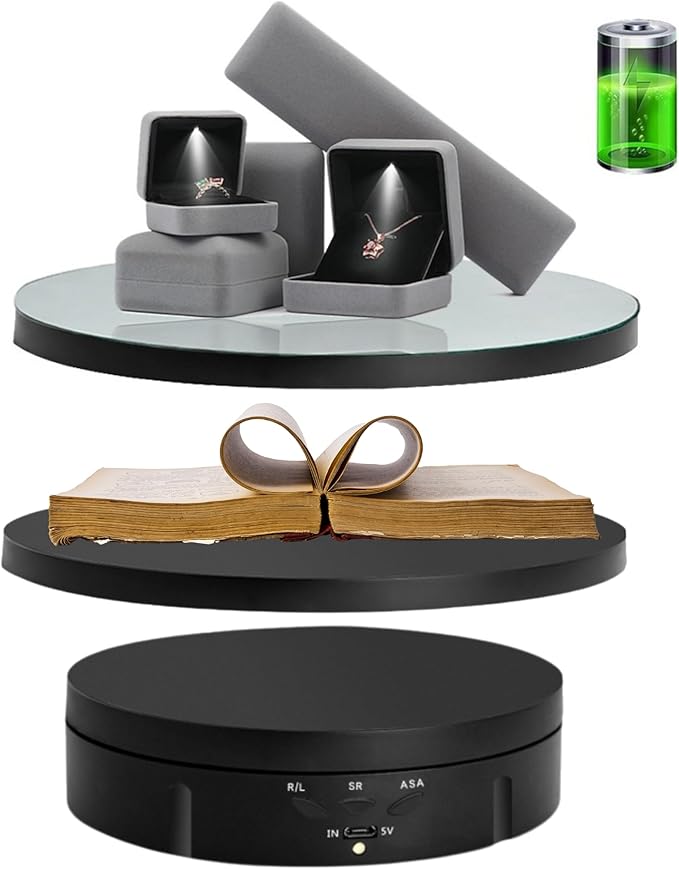 JAYEGT 3 in 1 Motorized Rotating Display Stand by JAYEGT