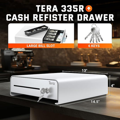 Tera Cash Register Drawer 13 inch: Auto Open - Image 6