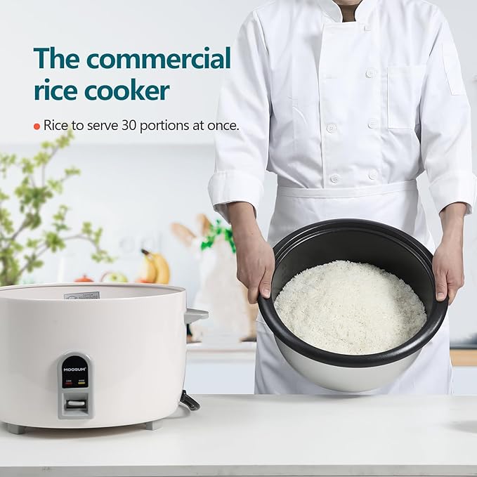 Commercial Rice Cooker, Large Capacity 30-Cup, 60-Cup - Image 8
