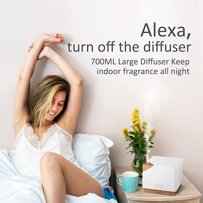 ASAKUKI Smart WiFi Essential Oil Aromatherapy Diffuser, Easy Connect - Image 7