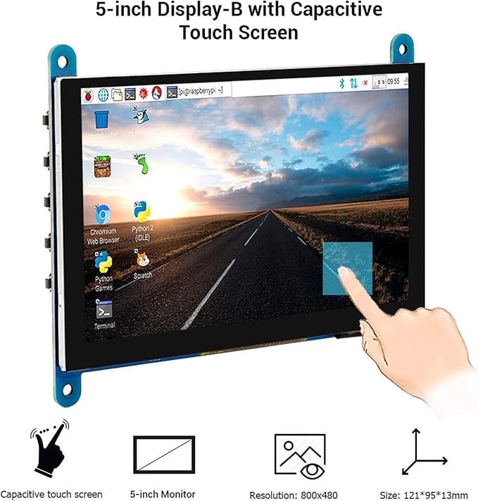 ELECROW 5 Inch Touch Screen Monitor - Image 2