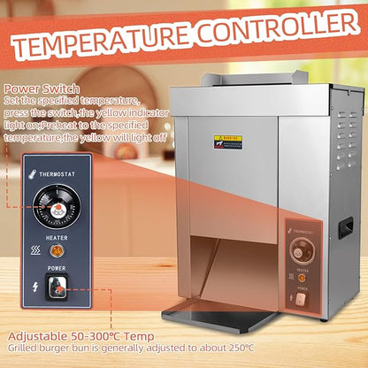 Hakka Commercial Burger Machine, Vertical 2000W Chain Type Automatic Unlimited - Image 4