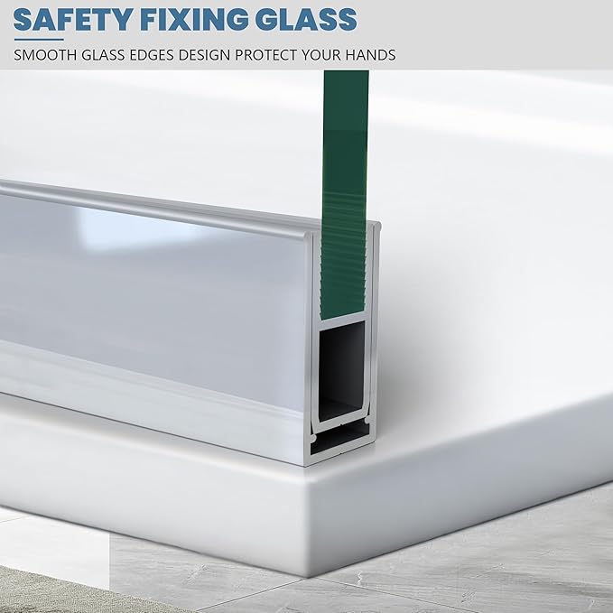 Bathroom Shower Glass Door 34 * 74" - Image 5