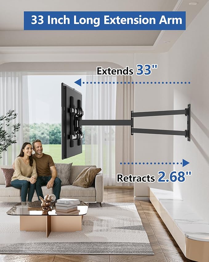 FORGING MOUNT Long Arm Corner TV Wall Mount - Image 6