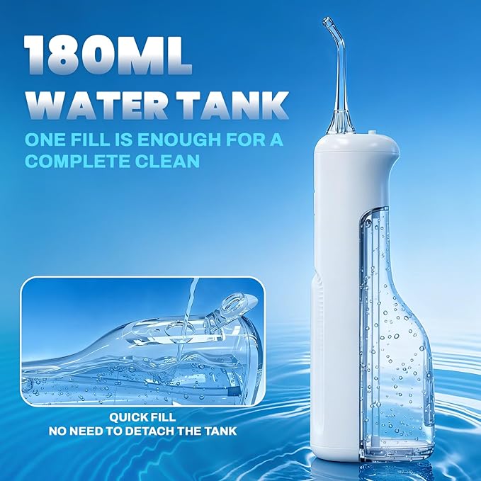 Now Bird Water Dental Flosser Teeth Pick: Portable Oral Irrigator, 3 Modes - Image 4