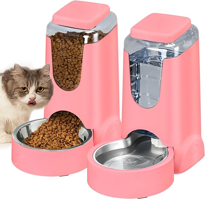 Automatic Cat Feeder and Water Dispenser by HWONMTEPETFEEDER