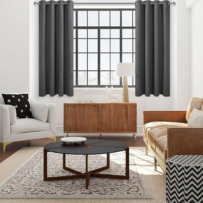DWCN Short Curtains 36 Inches Long, Basement Half Curtains - Image 2