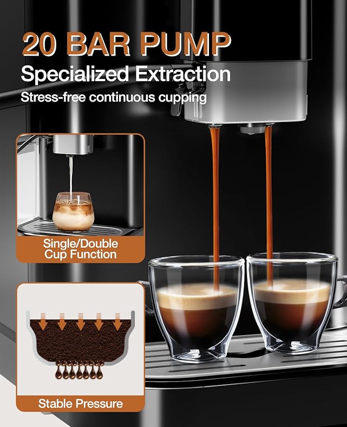 IDEALHOUSE Fully Automatic Espresso Machine - Image 4