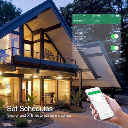 WiFi Smart Wall Touch Light Switch Glass Panel Wireless Remote Control by - Image 5