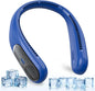 Portable Neck Fan, Personal Wearable Bladeless Fan, LED Display, 6000mAh USB by Unknown