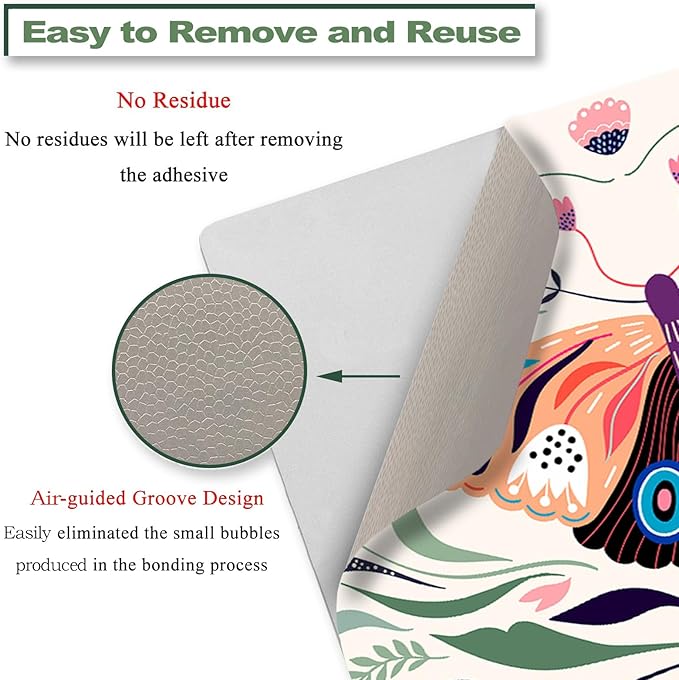 Laptop Skin Sticker Decal, Waterproof Removable, Butterfly Birds - Image 5