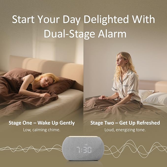 Hotmoon Alarm Clock with Sound Machine - Image 2
